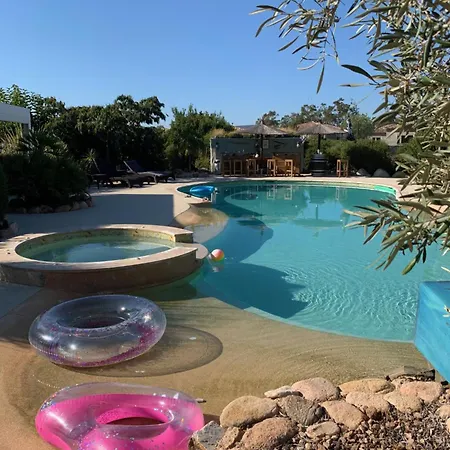 L'hacienda Piscine Chauffée à 28, Spa, Boulodrome Et Court De Tennis Privés, 2 Indépendantes Villa