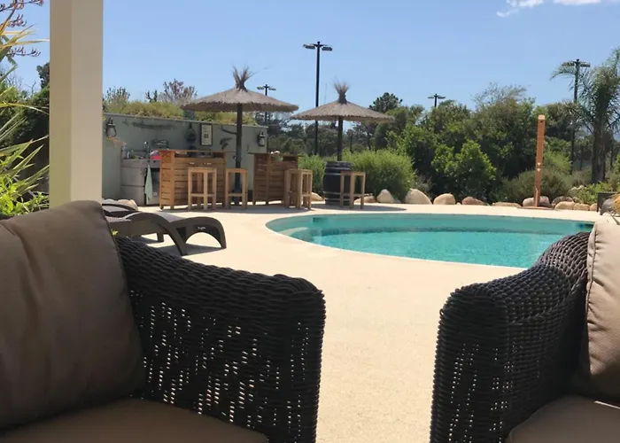 Villa L'hacienda Piscine Chauffée à 28, Spa, Boulodrome Et Court De Tennis Privés, 2 Indépendantes