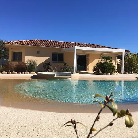 Villa L'hacienda Piscine Chauffée à 28, Spa, Boulodrome Et Court De Tennis Privés, 2 Indépendantes *